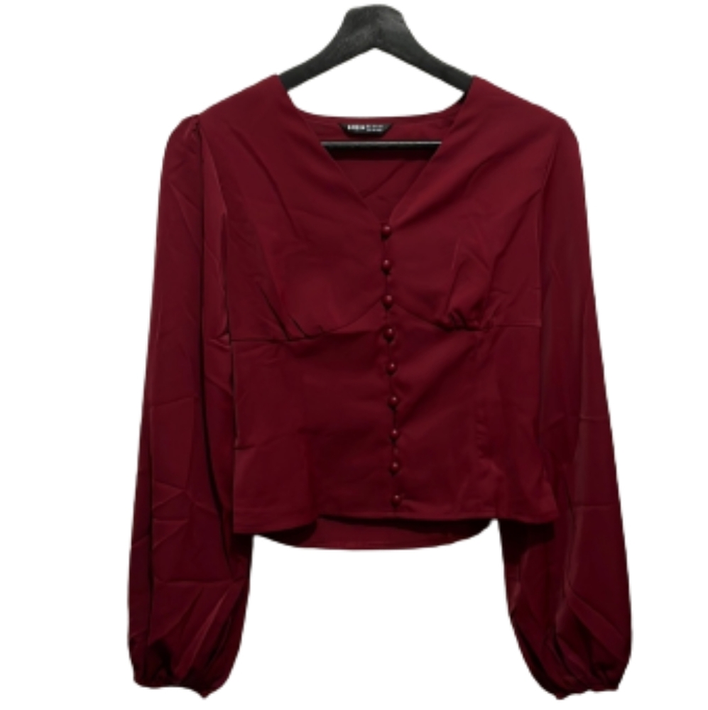 Red Blouse Size Small Women's